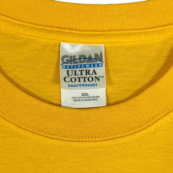 Vintage Bud Light Shirt Adult XXL 2XL Yellow Original Light Beer Y2K Spell Out - Picture 4 of 7